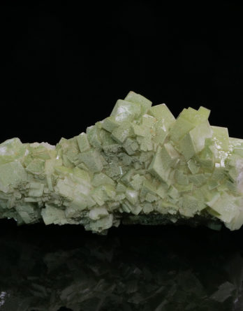 Duftite on Calcite from Tsumeb