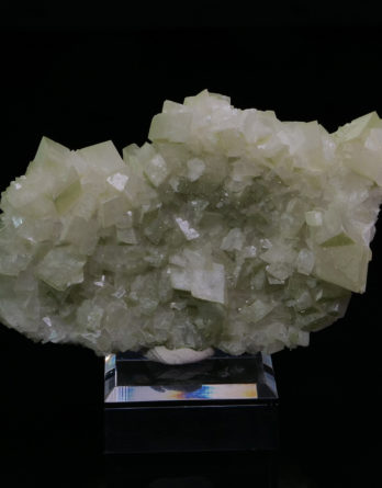 Duftite on Calcite from Tsumeb