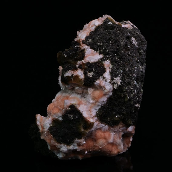 Mesolite on Thomsonite from India