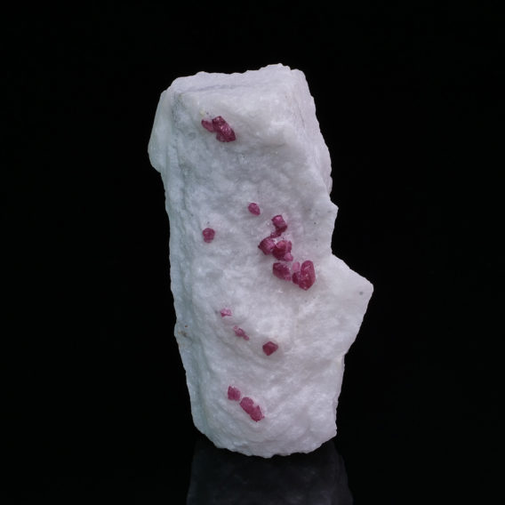 Spinel on marble from Vietnam