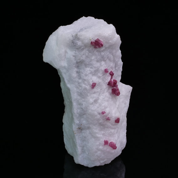 Spinel on marble from Vietnam