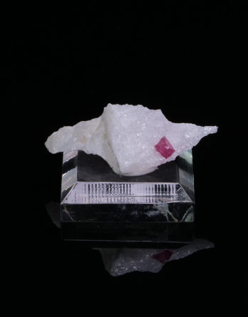 Spinel on marble from Vietnam