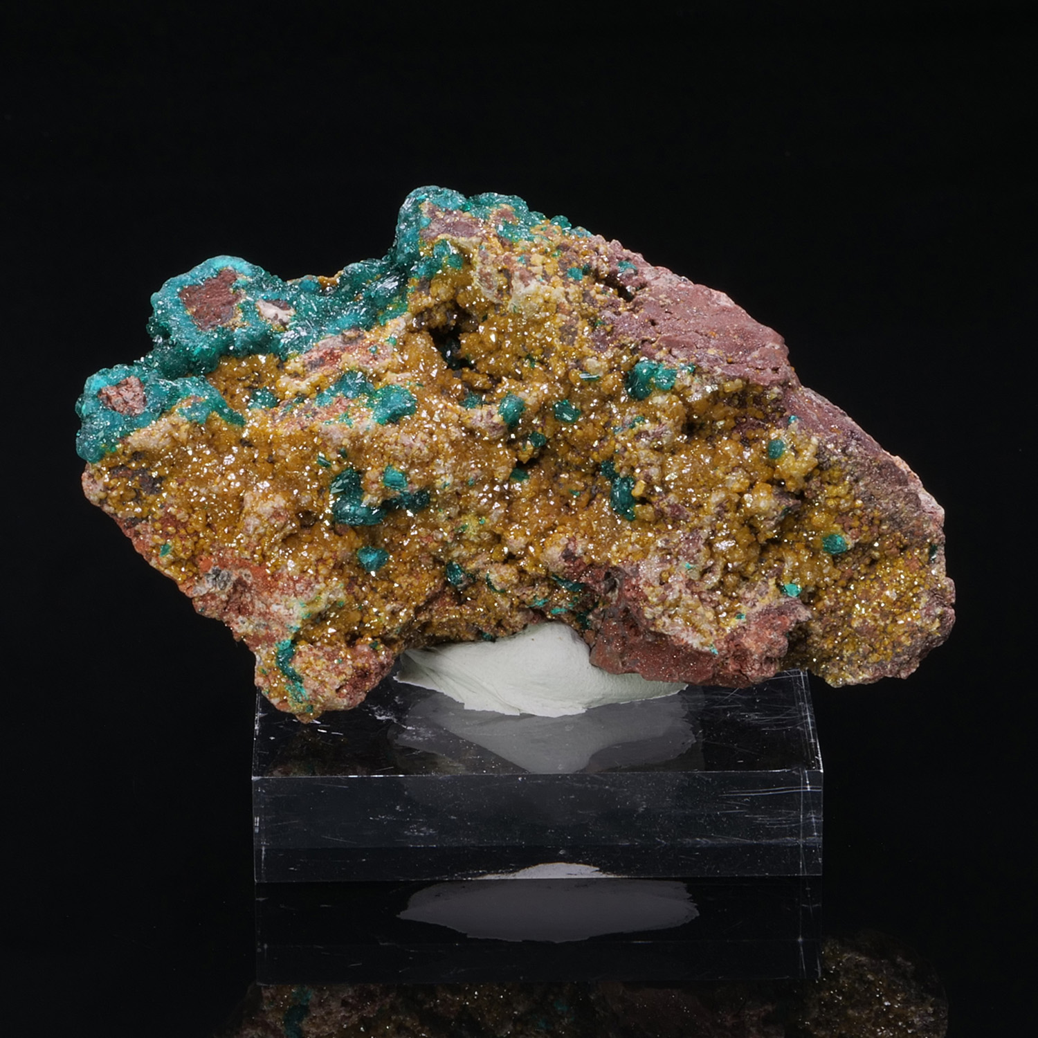 Dioptase Mimetite from Mindouli DR Congo Dioptase Mimetite from Mindouli DR Congo