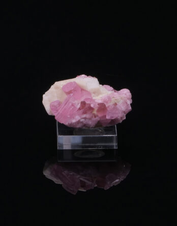 Rubellite and Quartz from Mandalay Myanmar Burma