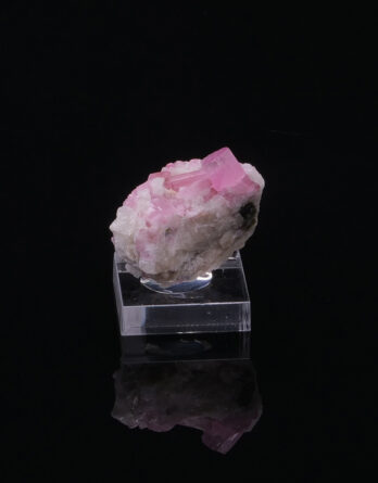 Rubellite and Quartz from Mandalay Myanmar Burma