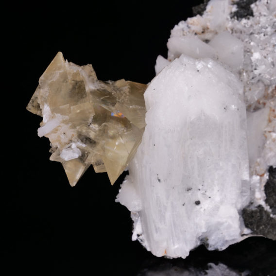 Stilbite and Calcite from Madagascar