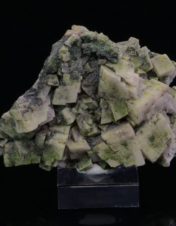 Duftite on Calcite from Namibia