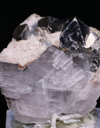 Carrollite on Calcite from Congo