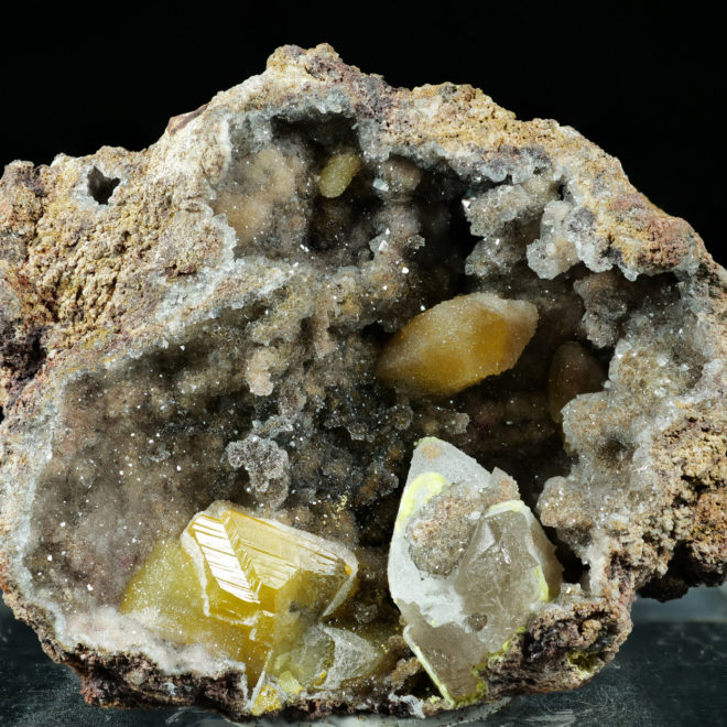 Cerussite and Wulfenite from Congo