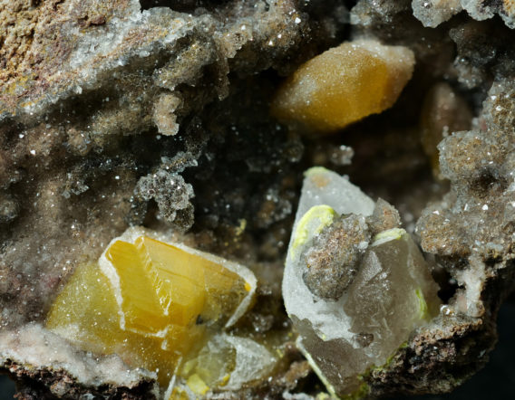 Cerussite and Wulfenite from Congo