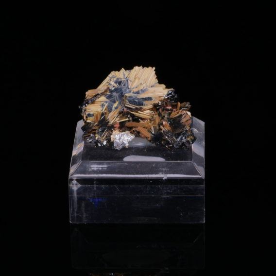 Rutile on Hematite from Brazil