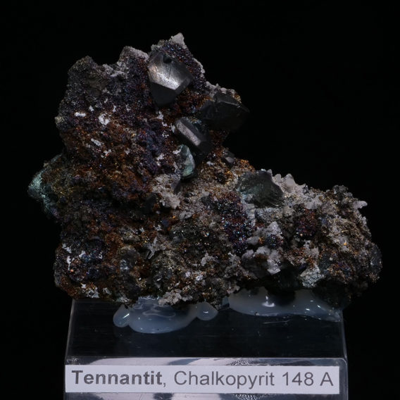 Tennantite on Chalcopyrite from Namibia