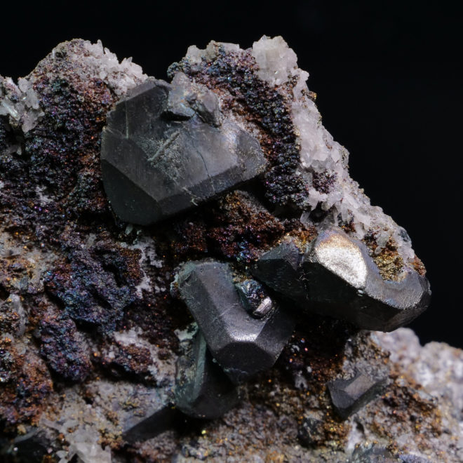 Tennantite on Chalcopyrite from Namibia