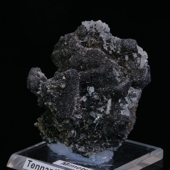 Mimetite and Quartz on Tennantite from Namibia