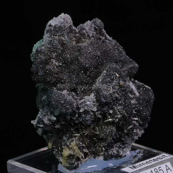 Mimetite and Quartz on Tennantite from Namibia