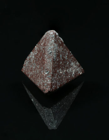 Zunyite and Hematite from Iran