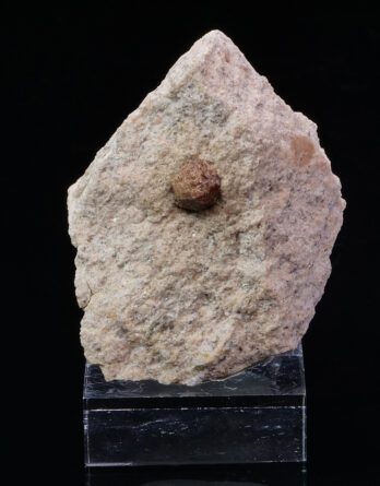 Hessonite on sandstone from Pakistan